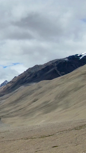 航拍世界最高峰珠穆朗玛峰大本营视频高海拔78秒视频