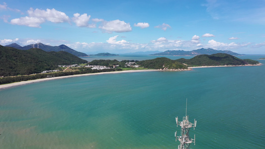 海岛沿海岸边视频