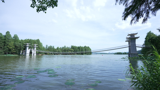 湖北武汉东湖落雁景区视频