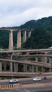 航拍贵州全国规模最大的立交桥黔春立交桥视频素材视频