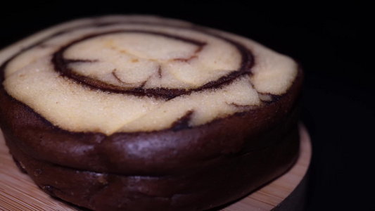 【镜头合集】虎皮牛奶蛋糕卷巧克力蛋糕卷面包早餐视频