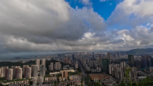 延时珠海城市天气视频