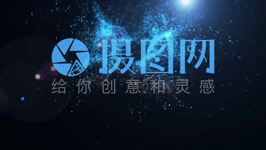 聚拢粒子LOGO展示视频