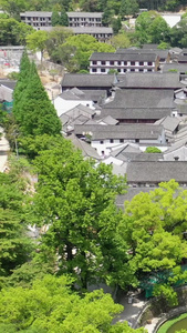 宁波天童寺古建筑航拍视频宁波旅游视频