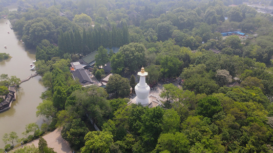 扬州 白塔园 航拍视频