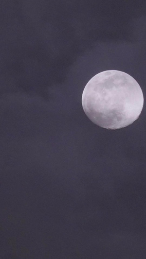 天空自然气象月亮乌云素材自然素材50秒视频