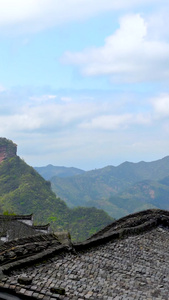 休宁4A级齐云山山顶古建筑延时风景名胜视频