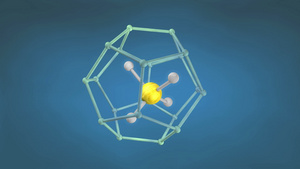 甲烷水合物分子结构20秒视频