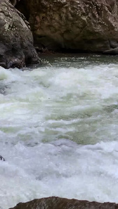 实拍5A景区鸳鸯溪仙女瀑布视频合集自然风光视频