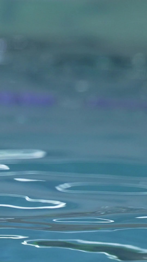 泳池波纹素材游泳池37秒视频
