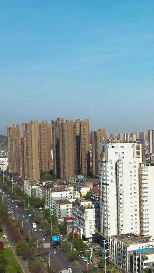 航拍徐州城市建设发展视频江苏旅游45秒视频