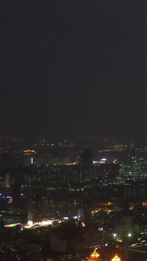广州城市风光广州塔小蛮腰夜景繁华都市32秒视频