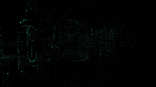 3d 带有加载文字的动画数据数字代码视频
