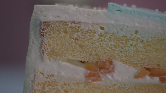 夹心奶油水果蛋糕[夹馅]视频