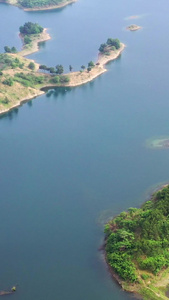 湖北黄石仙岛湖风光自然风光视频