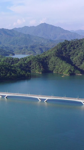 杭州千岛湖大桥航拍视频杭州旅游视频