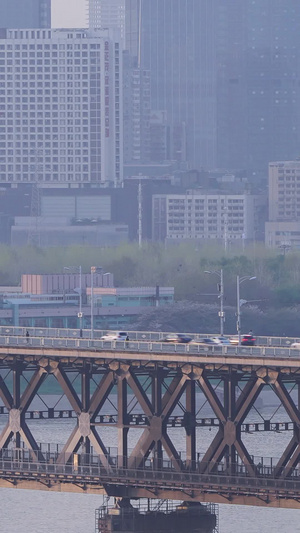 6k素材延时摄影航拍城市道路桥梁交通街景行人车流交通工具12秒视频