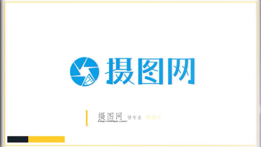 MG动画 简约 LOGO演绎 视频素材视频