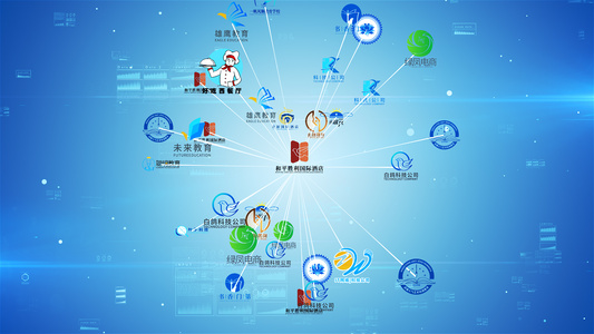 合作企业点线科技LOGO展示视频