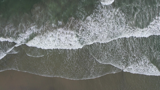 海浪航拍视频