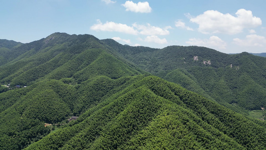 祖国壮丽山河青山蓝天白云自然风光航拍视频