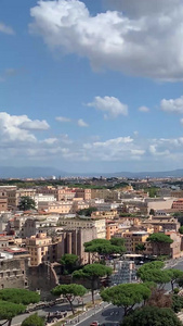 意大利罗马恢宏的城市建筑风光实拍视频古建筑视频