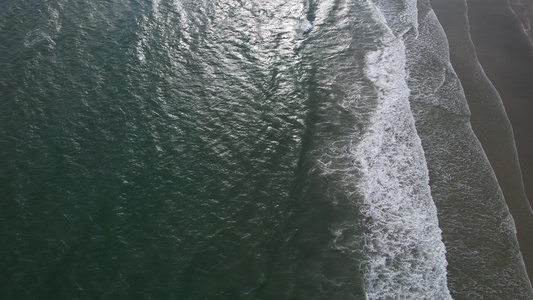 大海海水航拍视频