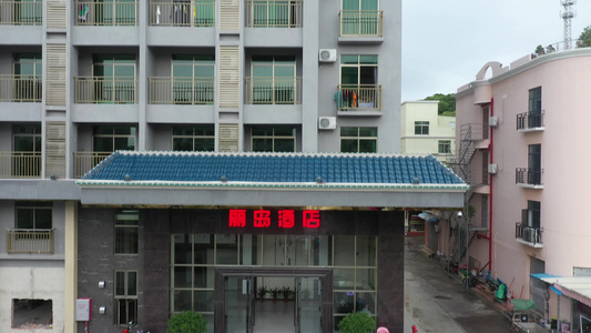 酒店建筑航拍视频