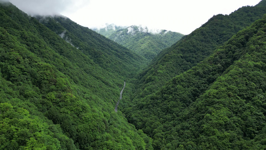 航拍祖国大好河山青山绿水自然风光视频