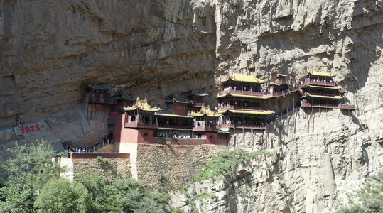 山西恒山悬空寺视频