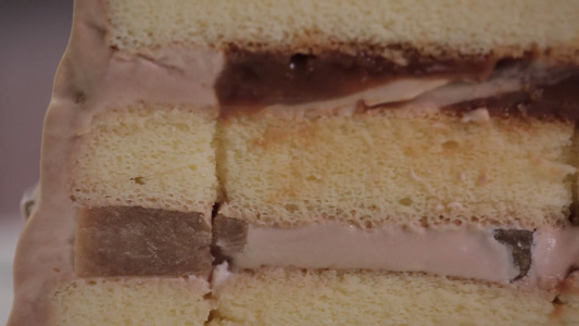 巧克力慕斯蛋糕栗子蛋糕[黑巧]视频