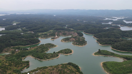 航拍祖国大好河山青山绿水自然风景视频