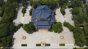 4k高清航拍广州著名景点中山纪念堂61秒视频