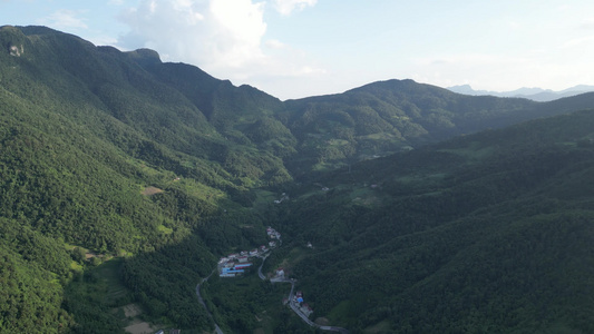 航拍祖国大好河山青山绿水自然风景视频