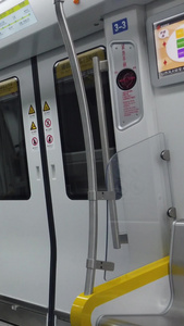 拍摄地铁车厢【该视频无肖像权，请勿商用】石家庄视频