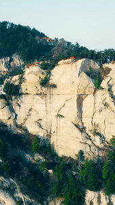 航拍华山秋景旅游宣传片视频