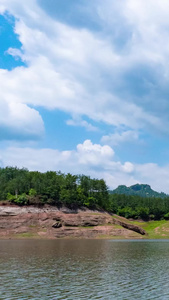 福建泰宁5A景区大金湖景区青山绿水延时摄影福建大金湖国家地质公园视频