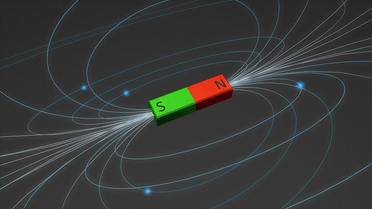 磁铁磁场科学物理教育视频