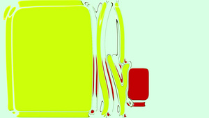 液体抽象有机形态动画14秒视频