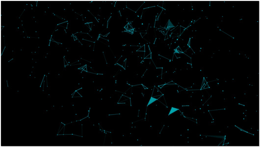 粒子点线素材视频
