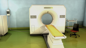 扫描室医院技术诊断扫描11秒视频