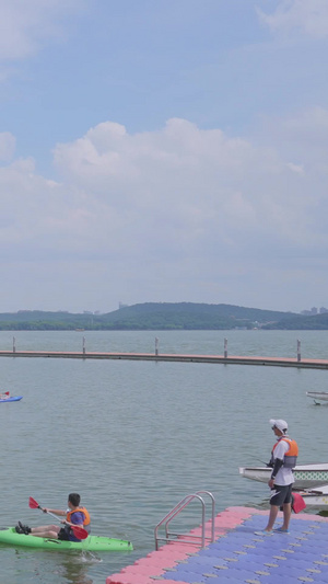 城市亲子娱乐帆船划船运动健身体育素材合集健身素材60秒视频