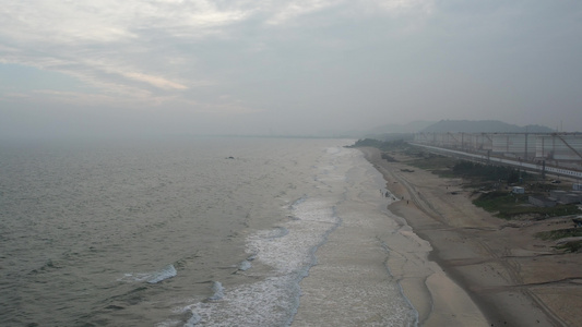 海岸航拍视频