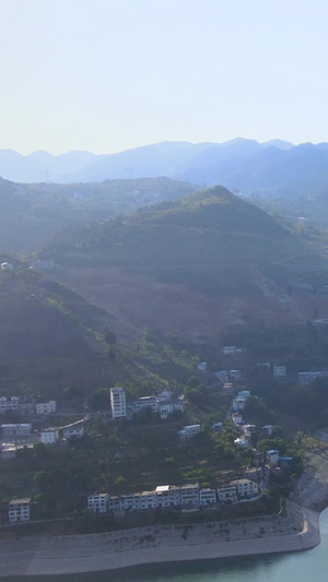 5A景区巴东神农溪航拍环绕合集神龙溪纤夫文化旅游区114秒视频