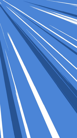 蓝白卡通风格动态速度线动画背景蓝白动态速度线10秒视频