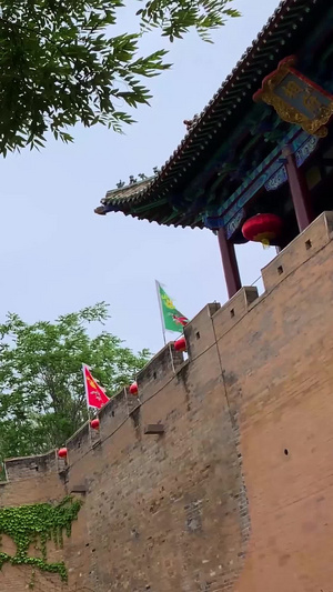 5A晋城皇城相府城楼牌坊实拍视频合集古建筑86秒视频