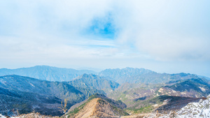 8K太白山秋景延时15秒视频