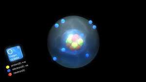 氧原子带有元素符号数量质量和元素类型颜色8秒视频