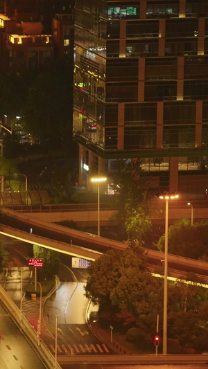 合集航拍城市雨天交通桥梁道路灯光川流不息的车流街景灯光秀素材汽车素材73秒视频