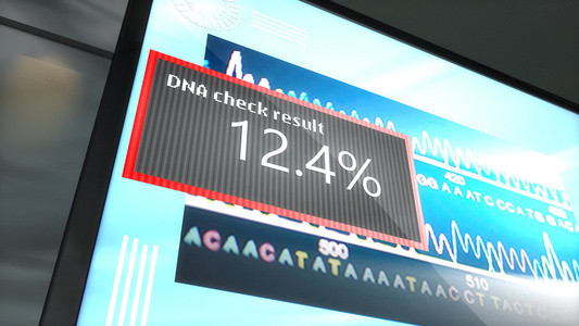 制作dna匹配技术的艺术家视频
